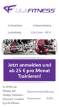 Mobile Screenshot of lila-fitness.de