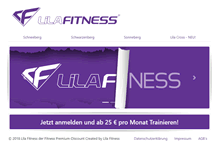 Tablet Screenshot of lila-fitness.de